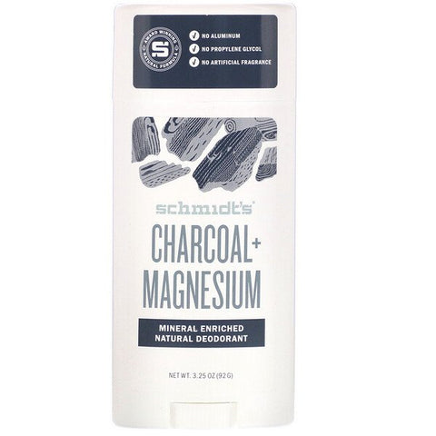 Schmidt's Charcoal + Magnesium Natural Deodorant Stick